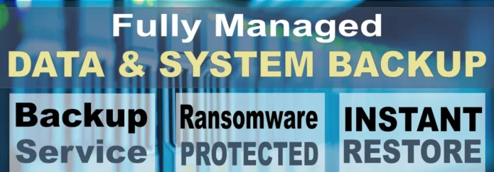 Secure cloud-based data protection with managed backup