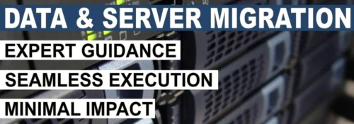 Expert-led data and server migration with minimal business impact