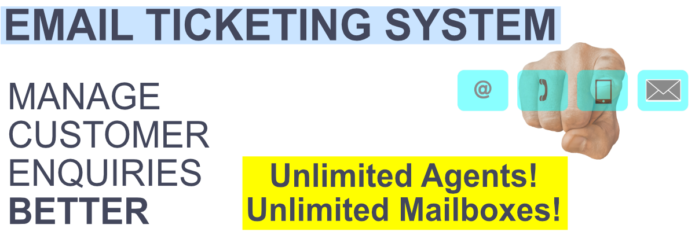 Streamlined communication with managed email ticketing system