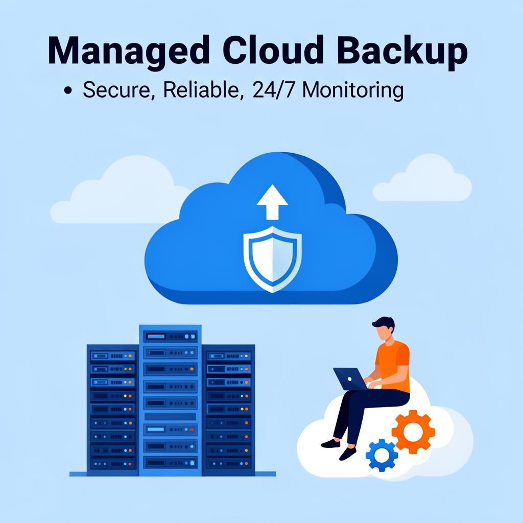 Fast data recovery from managed cloud backup — servers and business data restored by NetSol Thailand